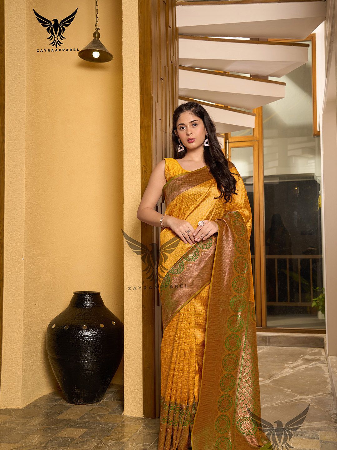 Women South Silk Kancheevaram Saree