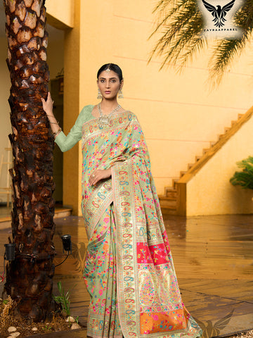 Woven Design Zari Banarasi Saree