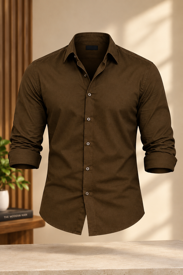 Premium Cotton Solid Shirt for Man