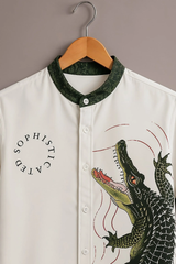 Luxury Crocodile Graphic Shirt