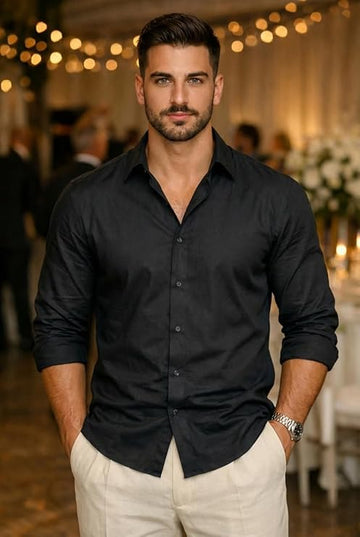 Premium Cotton Solid Shirt for Man