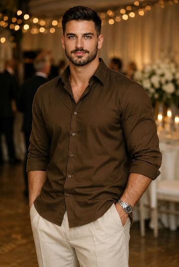 Premium Cotton Solid Shirt for Man
