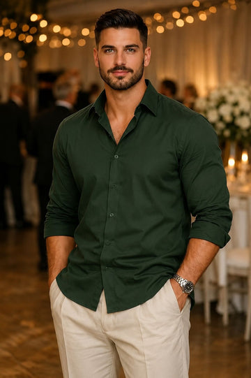 Premium Cotton Solid Shirt for Man