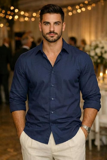 Premium Cotton Solid Shirt for Man