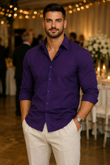 Premium Cotton Solid Shirt for Man