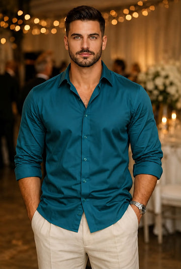 Premium Cotton Solid Shirt for Man