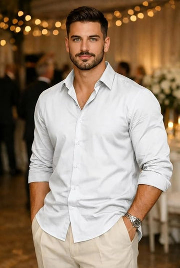 Premium Cotton Solid Shirt for Man