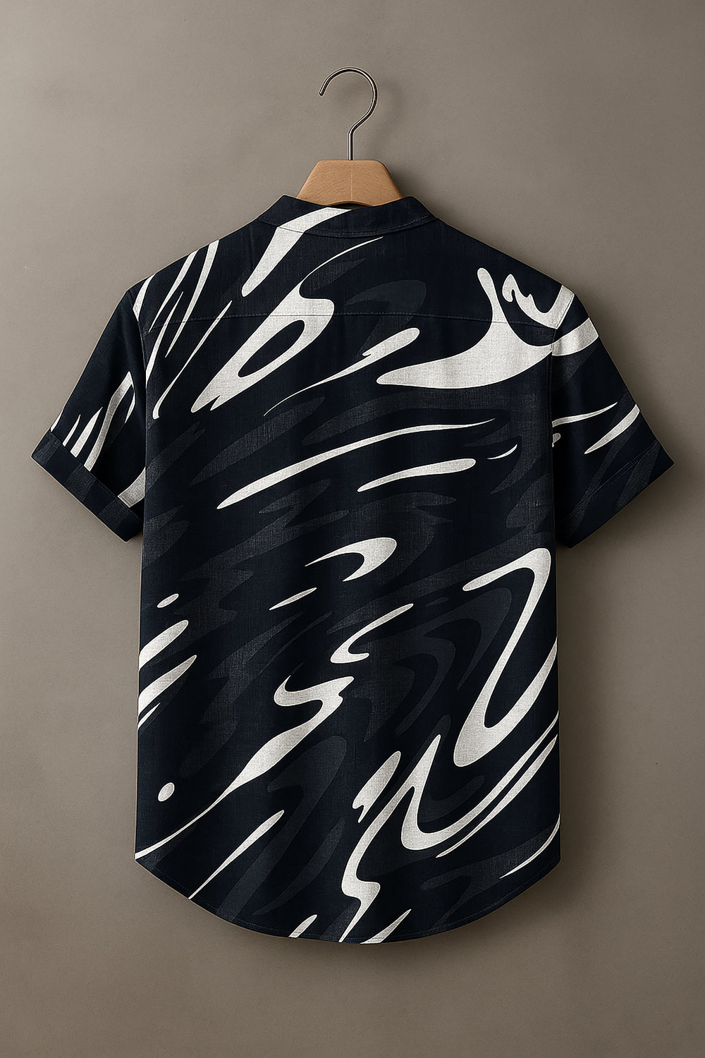 Geometric Repeat Pattern Printed Casual 100% Cotton Shirt