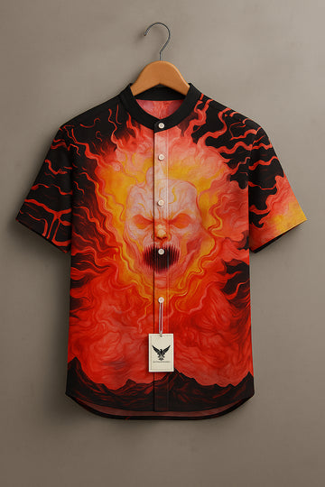 "Inferno Scream Art Print Shirt"