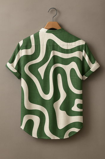 Men’s Statement Abstract Design Shirt