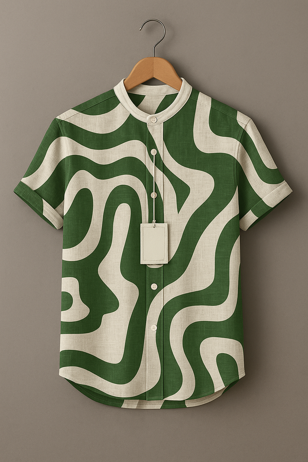 Men’s Statement Abstract Design Shirt