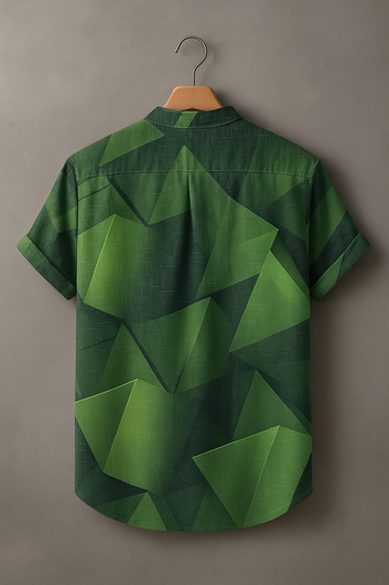 Men’s Stylish Polygon Art Casual Shirt