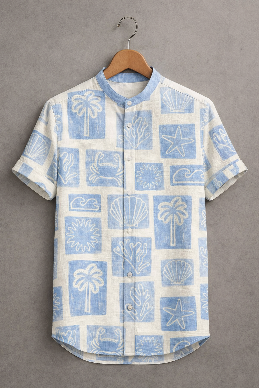 Minimal Coastal Graphic Beach Theme Summer Shirt