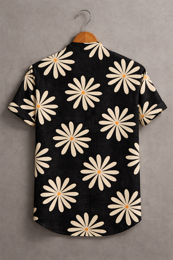 Minimal Daisy Flower Graphic Shirt