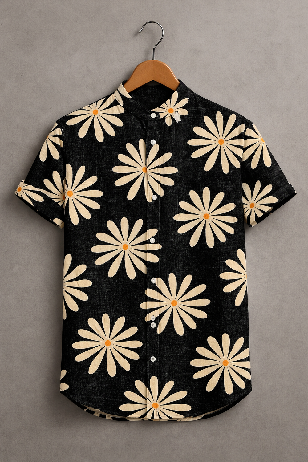 Minimal Daisy Flower Graphic Shirt