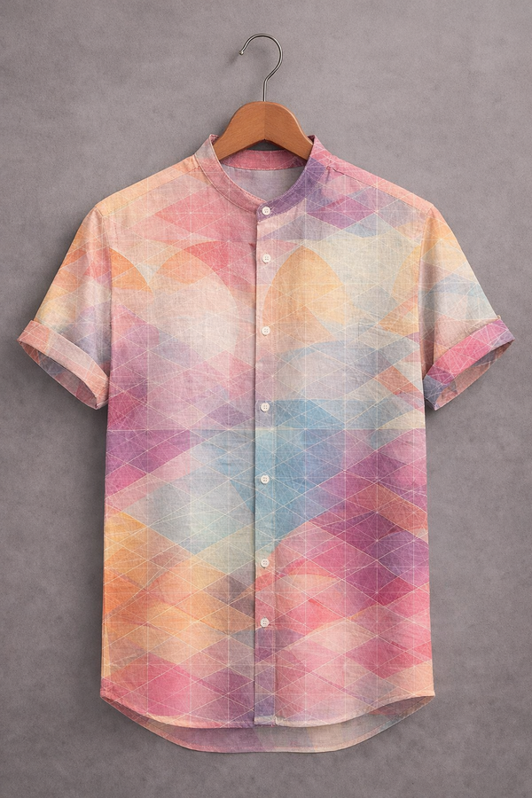 Colorful Pastel Abstract Pattern Shirt